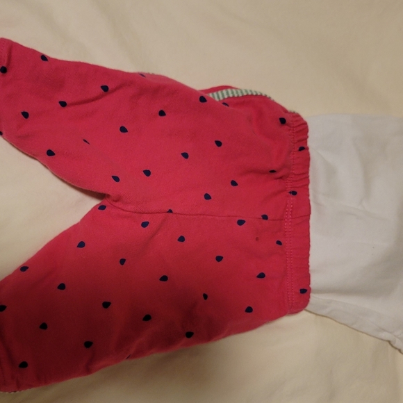 Watermelon 2 piece set outfit by carters size NB - Picture 3 of 11
